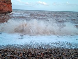 Windy beach