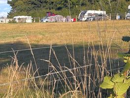 Walk around the field to and from the local pub