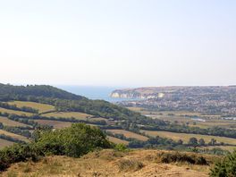 View of seaton from musbury castle