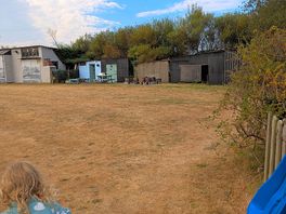 Blue building is fridge and freezer store