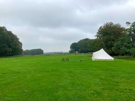 Our bell tent was so peaceful