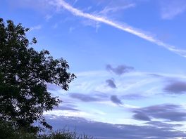 Idyllic skies overhead