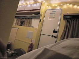 Van at night