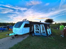 All set up after a long day travelling…