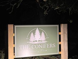 Sign coming in on an evening