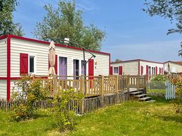 Lodge exterior with private balcony