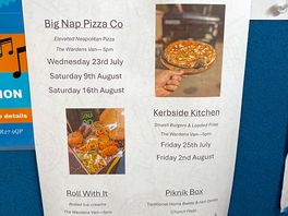 Food vans on site