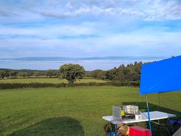 View from our pitch