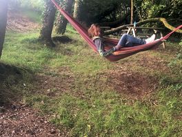 Enjoying the hammock