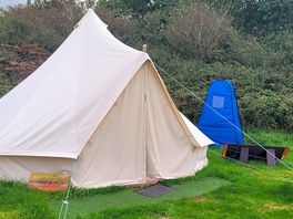 Bell tent for the weekend