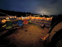 Evening set up