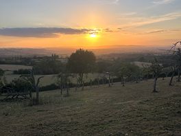 Brilliant sunset