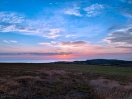 Sunset from camp
