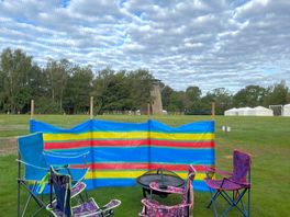 The view from the tent