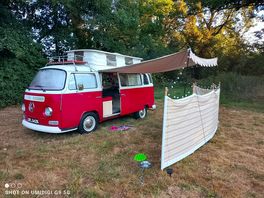 Campervan at the swan inn
