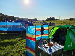A beautiful morning at stellas campsite