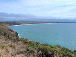 View from the pembrokeshire coastal path