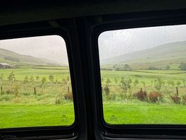 Morning view, unfortunately deer not captured