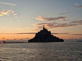 Mont st michel - walked here from the campsite