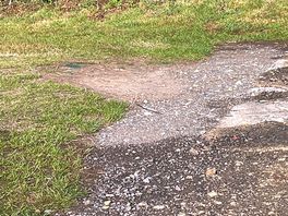 Poorly maintained pitch