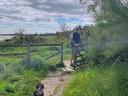 Along the harbour path