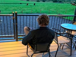 Veranda is great to watch the sunset