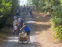 Family bike ride
