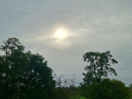 Sun poking thru