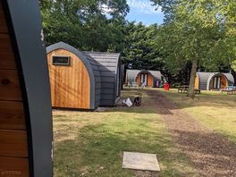Pods by the lake