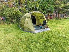 First camping set-up with my daughter