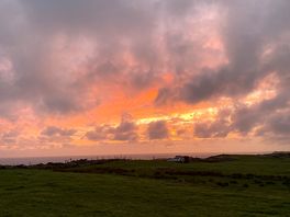 Moody skies
