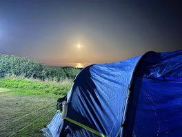 Nighttime view from our tent