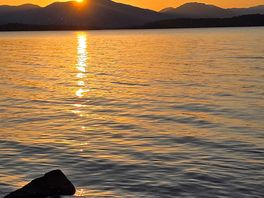 Sunset 😊 10 minutes walk from the campsite