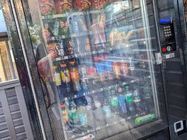There's a vending machine