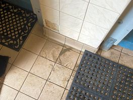 Outside ladies shower