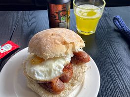 Beautiful food cooked in the on-site cafe