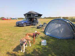 Large pitch 10m x 20m, plenty of space for our setup