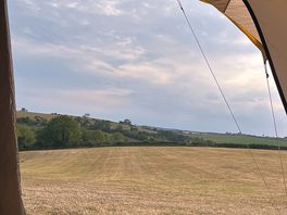 View from tent entrance