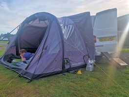Tent and awning