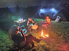 Round the fire pit