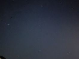 So dark on the night you can really see the stars, perfect end to a busy day