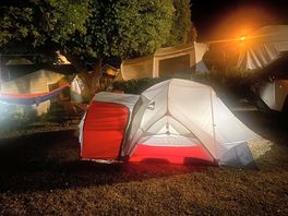 Noche en el camping