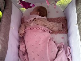 The campsite was so peaceful our 10 week old slept so well.