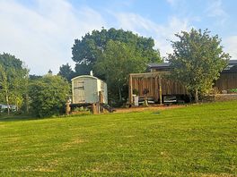 Looking at shepherds hut