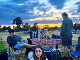 Supper with a view!