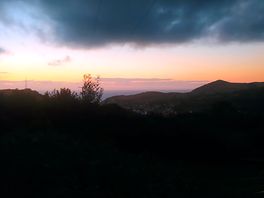 Sunset view from the bbq area