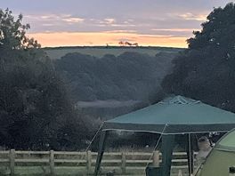 The view from my tent was amazing
