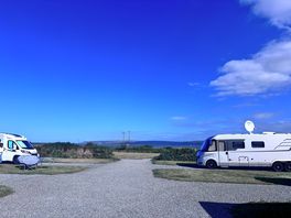 View from the toilet block