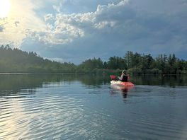 Paddeln im hafnersee
