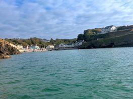 Lush little beach and town full of pubs and places to eat and drink